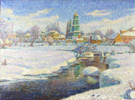 Федосеенко Аделина - Первый снег - 1972 (х., м.)